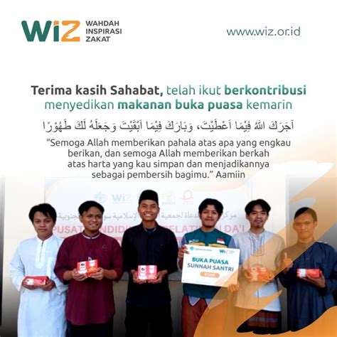 Terima Kasih Sahabat Telah Ikut Berkontribusi Menyediakan Makanan Buka