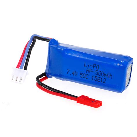 BATTERIA LIPO 7 4V 500MAH ELICOTTERO BARCA AEREO MODELLISMO JAMARA 036646