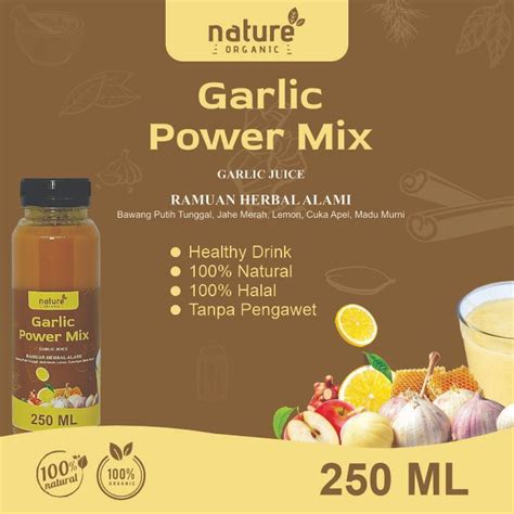 Jual Jus Bawang Putih Tunggal 250 ML Bawang Putih Herbal Jahe Merah