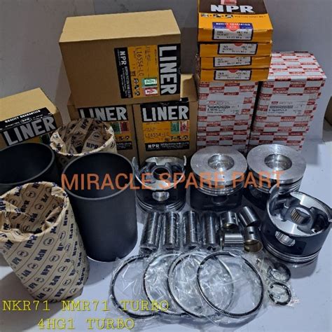 Jual Liner Kit Liner Set Boring Set Isuzu ELF NMR71 NKR71 4HG1 Turbo