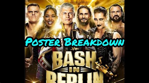 WWE Bash In Berlin Poster Breakdown Old Rhea Ripley Sikoa Vs Rhodes