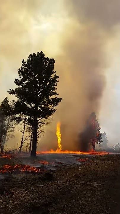 Fire Whirl Firenado Caught On Video Youtube