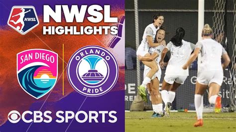 San Diego Wave Fc Vs Orlando Pride Extended Highlights Nwsl Cbs