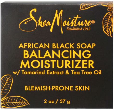 Shea Moisture African Black Soap Balancing Moisturizer 2 Oz Pack Of 2