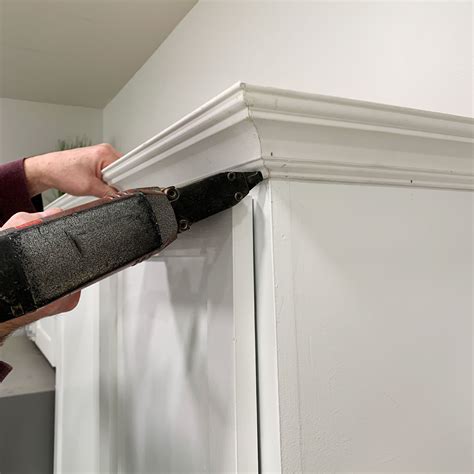 How To Build Up Crown Molding On Kitchen Cabinets | www