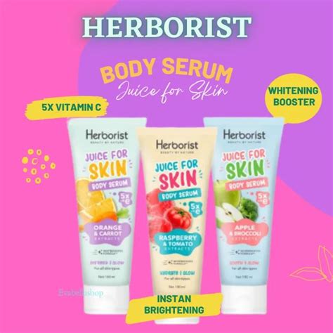 Ready Herborist Juice For Skin Body Serum Ml Lazada Indonesia