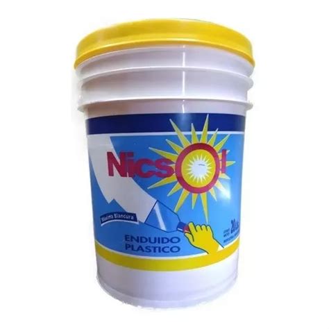 Enduido Plastico Interior X Litros Marca Nicsol Mercadolibre