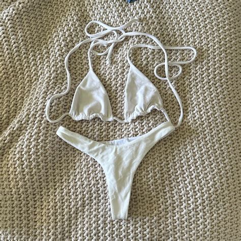 Leni Swims White Bikini Set Cheeky Bikini Gem