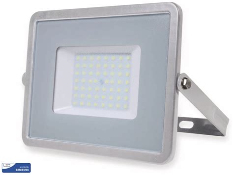 V TAC LED Flutlichtstrahler VT 50 EEK F 50 W 4000 Lm 4000K