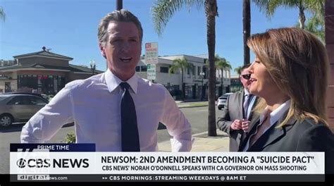 California Gov Gavin Newsom Says 2nd Amendment Is Becoming A Suicide