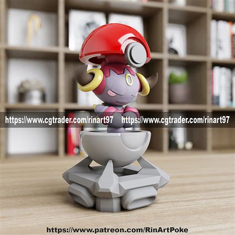 Hoopa Confined In The Pokeball From Pokemon 3d Model 3d Printable Cgtrader