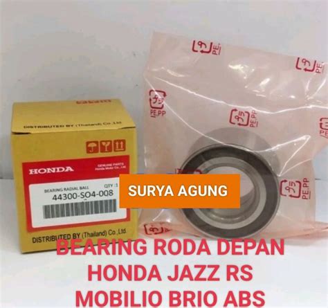 BEARING RODA DEPAN MOBIL HONDA JAZZ RS MOBILIO BRIO NEW CITY BR V ABS