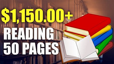 Earn Reading Pages Get Paid To Read Youtube