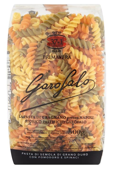 Fusilli Primavera G Garofalo Healthy Supplies