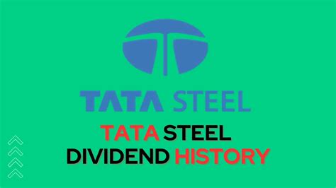 Tata Steel Dividend History Trading Minds