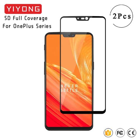 Yiyong 9d Full Cover Oneplus 3t 5t 6t Tempered Glass One Plus 7 5 6 T