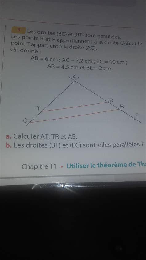 Bonjour Pouvais Vous Maider Svp C Est Pour Demain Merci Je Suis En 3