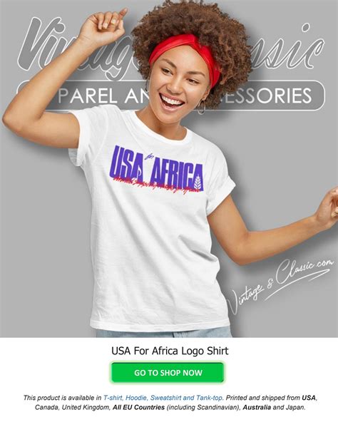 USA For Africa Logo Shirt by Vintagenclassic Tee Store - Issuu