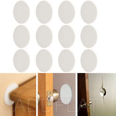 2 To 12 Pc Door Knob Wall Shield Round Self Adhesive Protector Prevents