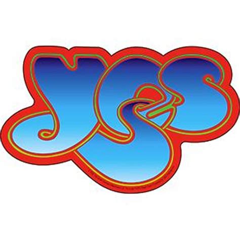 YES Logo Vinyl Logo Sticker, High Quality, Officially Licensed Band by ...