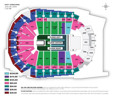 Wells Fargo Center Seating Chart With Seat Numbers Two Birds Home