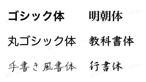 【プレゼンの極意】ゴシック体と明朝体 日本プレゼンテーション教育協会