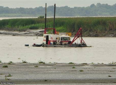 Draga De Toneladas Comenz Ayer Pruebas En El Islote El Palmar