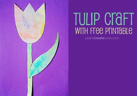 Printable Tulip Craft