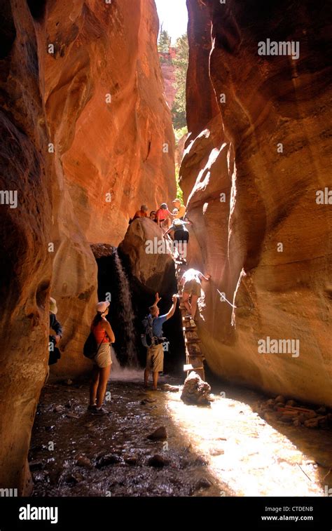 Kanarra Creek Slot Canyon Hiking On Blm Land Near Kolob Canyons Zion