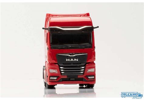 Herpa MAN TGX GX Rot 315869 TRUCKMO Lkw Modelle Und