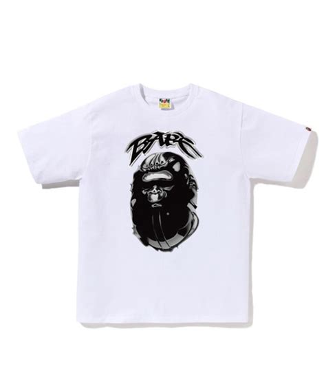 Ape Head Graffiti Tee Mt A Bathing Ape