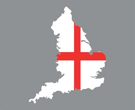 England Flag Map