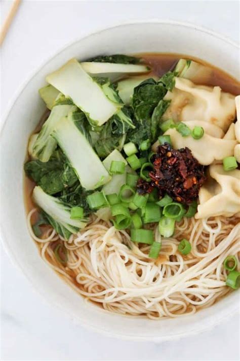 Dumpling Noodle Soup - Bake Play Smile