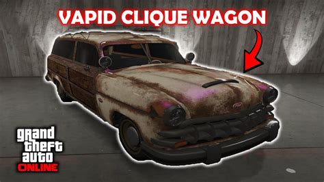 GTA 5 Online Vehicle Customization Vapid Clique Wagon DLC