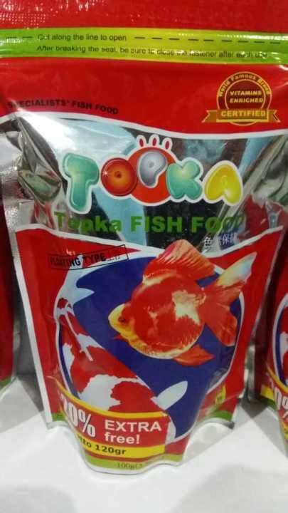 Pakan Ikan Hias Topka Fish Food Lazada Indonesia