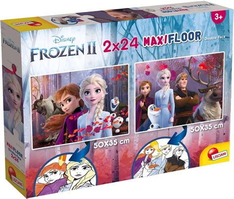 PUZZLE SLAGALICE 2X24PCS SUPERMAXI FROZEN LISCIANI Magična oaza