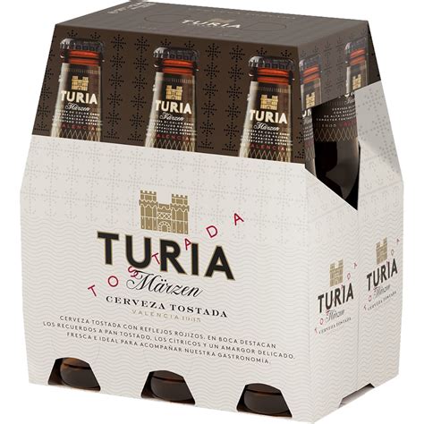 Cerveza Tostada De Valencia Tipo M Rzen Pack Botellas Cl Turia