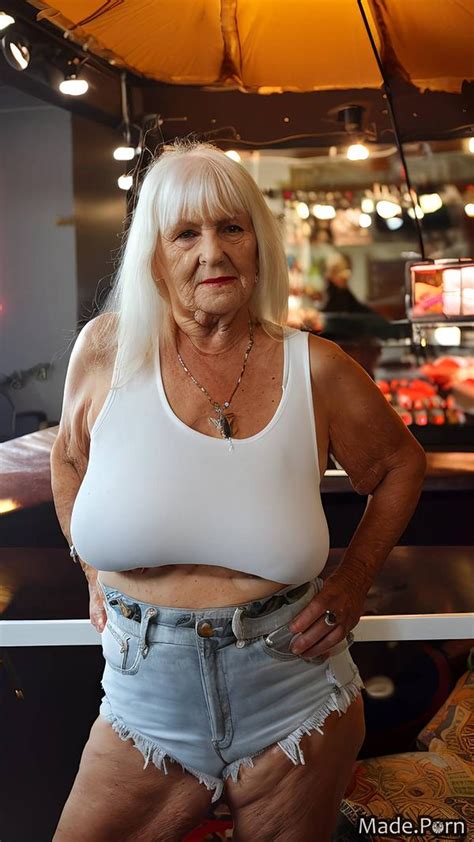 Sex Porn Daisy Dukes Emo Club Tank Top Jewelry Woman Caucasian Granny Photo