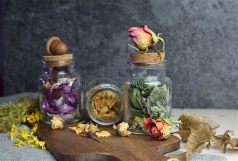 Dried Herbs And Flowers Mix Stock Image Image Of Hawthorn