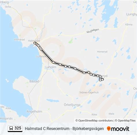 325 Route Schedules Stops Maps Halmstad C Resecentrum Updated