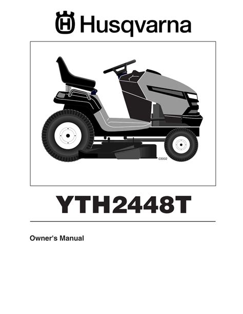 Husqvarna Yth T Lawn Mower User Manual Manualzz