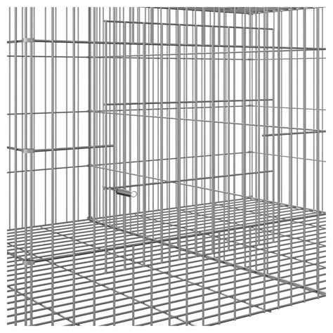 Poulailler Cage Lapin Panneaux X X Cm Fer Galvanis