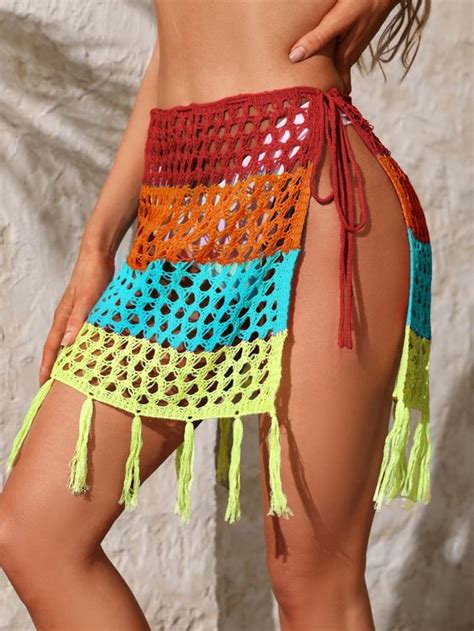 Pareos Para Playa En Crochet Qu Bonitos Otakulandia Es