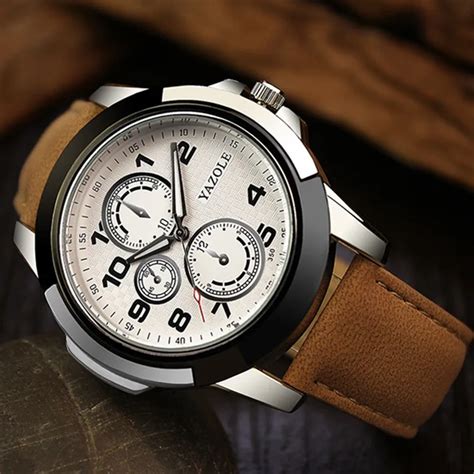 YAZOLE Reloj Deportivo Luminoso Para Hombre Cron Grafo Militar