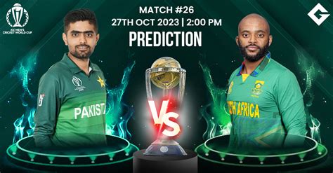 Pak Vs Sa Dream11 Prediction Odi World Cup 2023 Match 26