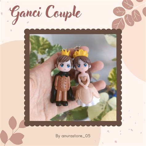 Jual Gantungan Kunci Couple Ganci Lucu Couple Miniatur Shopee