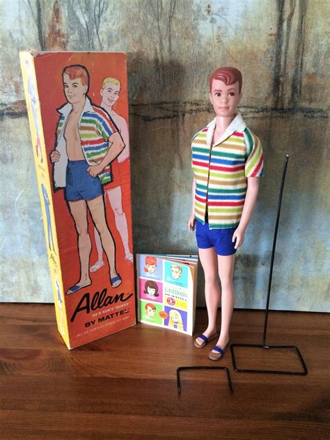 Vintage 1960s Barbie And Kens Friend Allan Doll By Etsy Barbie Ken