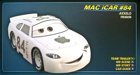 Seguridad Apple: El Mac iCar #84 que Pixar sacó en Cars