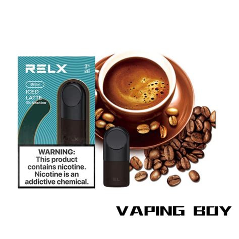 RELX Infinity POD Iced Latte Vaping Boy