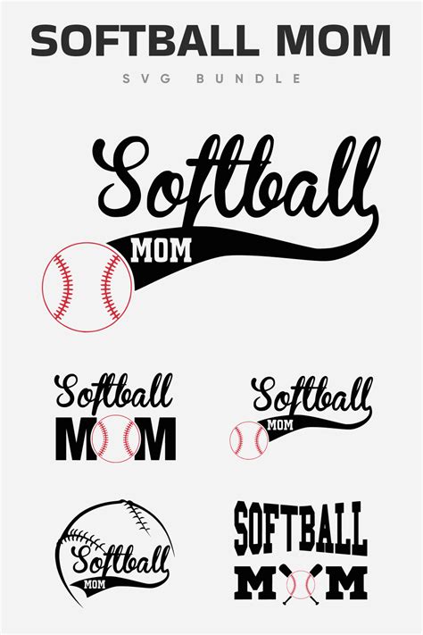 Softball Mom Svg Bundle Master Bundles